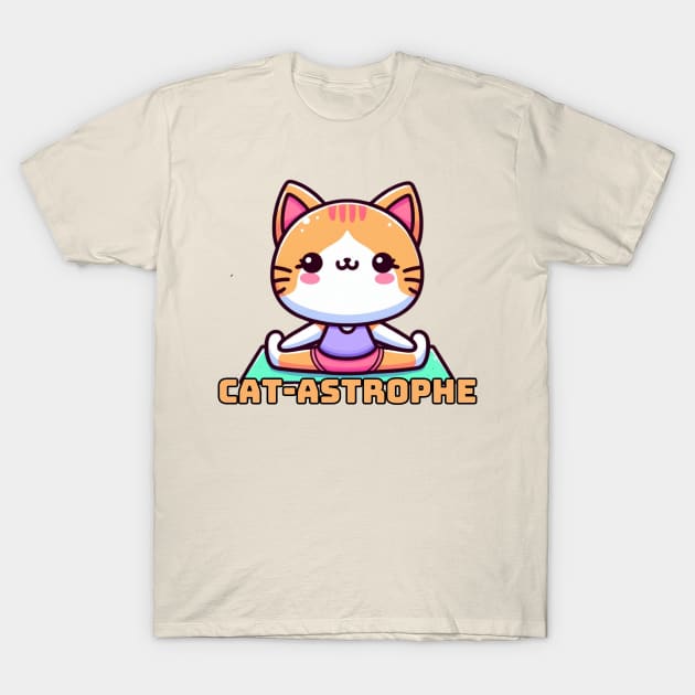 Feline Yoga instructor T-Shirt by Japanese Fever